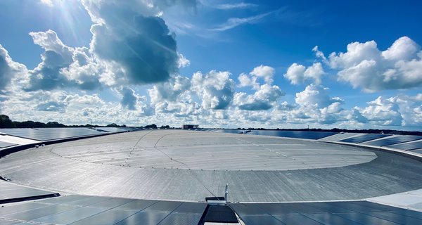 Thialf mag weer genieten van de zon